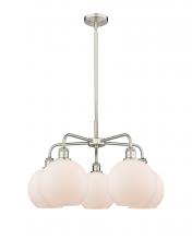 Innovations Lighting 516-5CR-SN-G121-8 - Athens - 5 Light - 26 inch - Satin Nickel - Chandelier