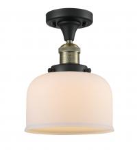 Innovations Lighting 517-1CH-BAB-G71 - Bell - 1 Light - 8 inch - Black Antique Brass - Semi-Flush Mount