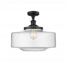 Innovations Lighting 517-1CH-BK-G694-16-LED - Bridgeton - 1 Light - 12 inch - Matte Black - Semi-Flush Mount