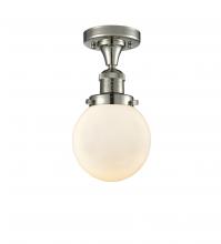 Innovations Lighting 517-1CH-PN-G201-6 - Beacon - 1 Light - 6 inch - Polished Nickel - Semi-Flush Mount