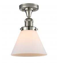 Innovations Lighting 517-1CH-PN-G41 - Cone - 1 Light - 8 inch - Polished Nickel - Semi-Flush Mount