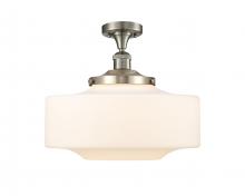  517-1CH-SN-G691-16 - Bridgeton - 1 Light - 12 inch - Brushed Satin Nickel - Semi-Flush Mount