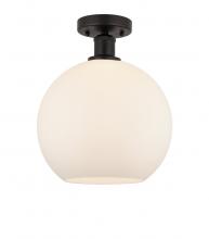 Innovations Lighting 616-1F-OB-G121-10 - Athens - 1 Light - 10 inch - Oil Rubbed Bronze - Semi-Flush Mount