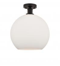 Innovations Lighting 616-1F-OB-G121-12 - Athens - 1 Light - 12 inch - Oil Rubbed Bronze - Semi-Flush Mount