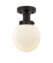 Innovations Lighting 616-1F-OB-G201-6 - Beacon - 1 Light - 6 inch - Oil Rubbed Bronze - Semi-Flush Mount