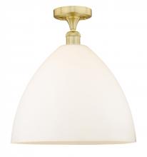  616-1F-SG-GBD-161 - Bristol - 1 Light - 16 inch - Satin Gold - Semi-Flush Mount