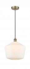 Innovations Lighting 616-1P-AB-G651-12 - Cindyrella - 1 Light - 12 inch - Antique Brass - Cord hung - Mini Pendant