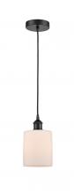 Innovations Lighting 616-1P-BK-G111 - Cobbleskill - 1 Light - 5 inch - Matte Black - Cord hung - Mini Pendant