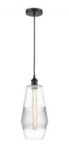 Innovations Lighting 616-1P-BK-G682-7 - Windham - 1 Light - 7 inch - Matte Black - Cord hung - Mini Pendant