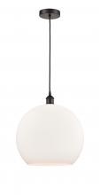 Innovations Lighting 616-1P-OB-G121-14 - Athens - 1 Light - 14 inch - Oil Rubbed Bronze - Cord hung - Pendant