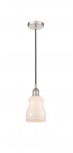 Innovations Lighting 616-1P-PN-G391 - Ellery - 1 Light - 5 inch - Polished Nickel - Cord hung - Mini Pendant