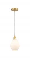 Innovations Lighting 616-1P-SG-G651-6 - Cindyrella - 1 Light - 6 inch - Satin Gold - Cord hung - Mini Pendant