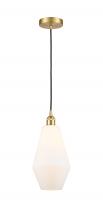 Innovations Lighting 616-1P-SG-G651-7 - Cindyrella - 1 Light - 7 inch - Satin Gold - Cord hung - Mini Pendant