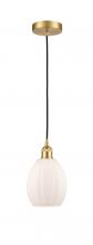 Innovations Lighting 616-1P-SG-G81 - Eaton - 1 Light - 6 inch - Satin Gold - Cord hung - Mini Pendant