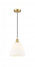 Innovations Lighting 616-1P-SG-GBD-91 - Bristol - 1 Light - 9 inch - Satin Gold - Cord hung - Mini Pendant