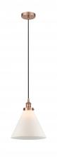 Innovations Lighting 616-1PH-AC-G41-L - Cone - 1 Light - 12 inch - Antique Copper - Cord hung - Mini Pendant