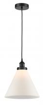 Innovations Lighting 616-1PH-BK-G41-L - Cone - 1 Light - 12 inch - Matte Black - Cord hung - Mini Pendant