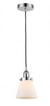 Innovations Lighting 616-1PH-PC-G61 - Cone - 1 Light - 6 inch - Polished Chrome - Cord hung - Mini Pendant