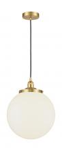 Innovations Lighting 616-1PH-SG-G201-14 - Beacon - 1 Light - 14 inch - Satin Gold - Mini Pendant