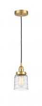 Innovations Lighting 616-1PH-SG-G513 - Bell - 1 Light - 5 inch - Satin Gold - Cord hung - Mini Pendant