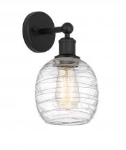 Innovations Lighting 616-1W-BK-G1013 - Belfast - 1 Light - 6 inch - Matte Black - Sconce