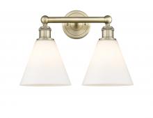 Innovations Lighting 616-2W-AB-GBC-81 - Berkshire - 2 Light - 17 inch - Antique Brass - Bath Vanity Light