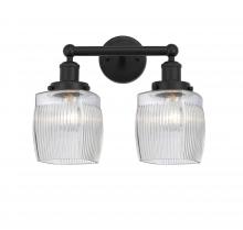 Innovations Lighting 616-2W-BK-G302 - Colton - 2 Light - 15 inch - Matte Black - Bath Vanity Light