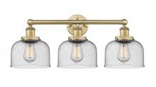  616-3W-BB-G74 - Bell - 3 Light - 26 inch - Brushed Brass - Bath Vanity Light