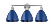 Innovations Lighting 616-3W-PC-MBD-75-BL - Plymouth - 3 Light - 26 inch - Polished Chrome - Bath Vanity Light