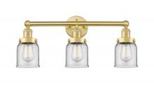  616-3W-SG-G52 - Bell - 3 Light - 23 inch - Satin Gold - Bath Vanity Light