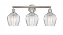 Innovations Lighting 616-3W-SN-G462-6 - Norfolk - 3 Light - 24 inch - Brushed Satin Nickel - Bath Vanity Light