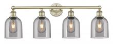  616-4W-AB-G558-6SM - Bella - 4 Light - 33 inch - Antique Brass - Bath Vanity Light