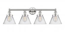  616-4W-PN-G42 - Cone - 4 Light - 35 inch - Polished Nickel - Bath Vanity Light