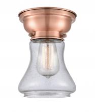 Innovations Lighting 623-1F-AC-G194 - Bellmont - 1 Light - 6 inch - Antique Copper - Flush Mount