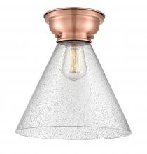 Innovations Lighting 623-1F-AC-G44-L-LED - Cone - 1 Light - 12 inch - Antique Copper - Flush Mount