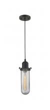  900-1P-OB-CE228-OB-CL - Centri - 1 Light - 5 inch - Oil Rubbed Bronze - Cord hung - Mini Pendant