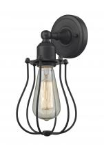 Innovations Lighting 900-1W-BK-CE513-BK - Muselet - 1 Light - 6 inch - Matte Black - Sconce