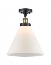 Innovations Lighting 916-1C-BAB-G41-L - Cone - 1 Light - 12 inch - Black Antique Brass - Semi-Flush Mount