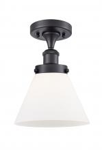 Innovations Lighting 916-1C-BK-G41 - Cone - 1 Light - 8 inch - Matte Black - Semi-Flush Mount