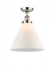 Innovations Lighting 916-1C-PN-G41-L - Cone - 1 Light - 12 inch - Polished Nickel - Semi-Flush Mount