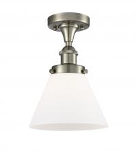 Innovations Lighting 916-1C-SN-G41 - Cone - 1 Light - 8 inch - Brushed Satin Nickel - Semi-Flush Mount