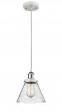 Innovations Lighting 916-1P-WPC-G44-LED - Cone - 1 Light - 8 inch - White Polished Chrome - Cord hung - Mini Pendant