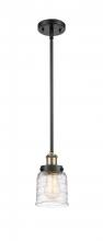 Innovations Lighting 916-1S-BAB-G513 - Bell - 1 Light - 5 inch - Black Antique Brass - Mini Pendant