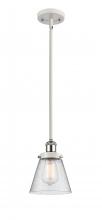 Innovations Lighting 916-1S-WPC-G64-LED - Cone - 1 Light - 6 inch - White Polished Chrome - Mini Pendant