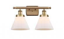 Innovations Lighting 916-2W-BB-G41 - Cone - 2 Light - 18 inch - Brushed Brass - Bath Vanity Light