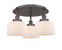  916-3C-OB-G71 - Cone - 3 Light - 20 inch - Oil Rubbed Bronze - Flush Mount