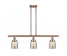 Innovations Lighting 916-3I-AC-G58 - Bell - 3 Light - 36 inch - Antique Copper - Stem Hung - Island Light