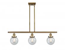 Innovations Lighting 916-3I-BB-G204-6-LED - Beacon - 3 Light - 36 inch - Brushed Brass - Stem Hung - Island Light