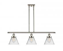 Innovations Lighting 916-3I-PN-G42-LED - Cone - 3 Light - 36 inch - Polished Nickel - Stem Hung - Island Light