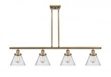 Innovations Lighting 916-4I-BB-G44-LED - Cone - 4 Light - 48 inch - Brushed Brass - Stem Hung - Island Light